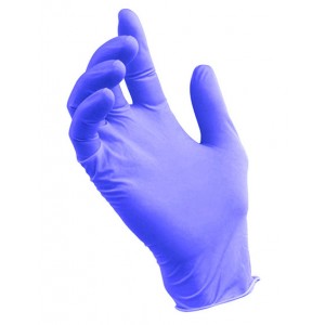 Nitrile фиолетовые смотровые перчатки