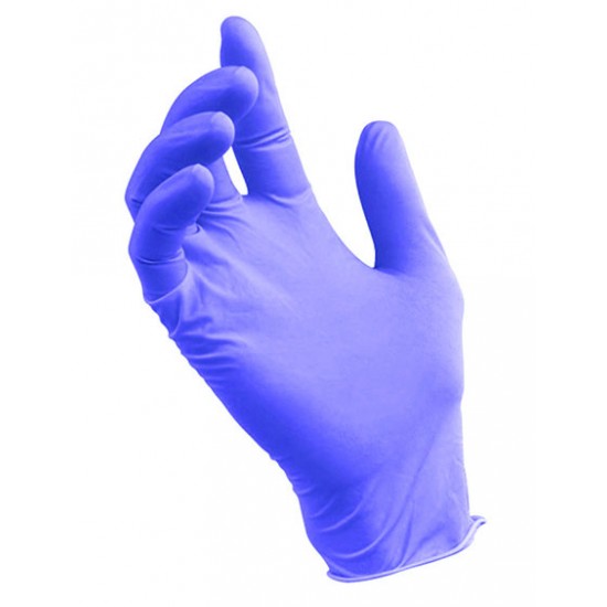 Nitrile фиолетовые смотровые перчатки