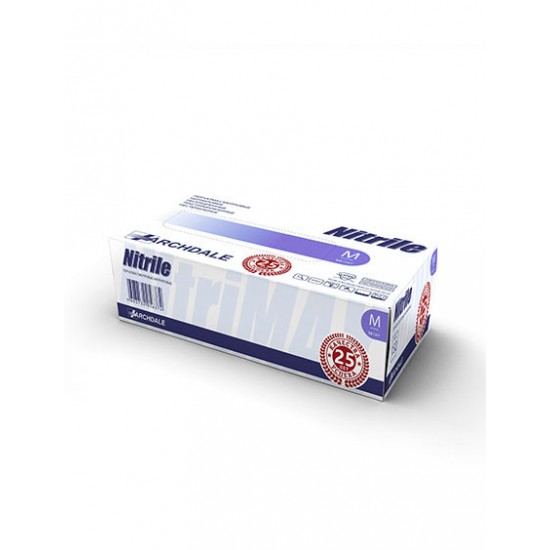 Nitrile фиолетовые смотровые перчатки