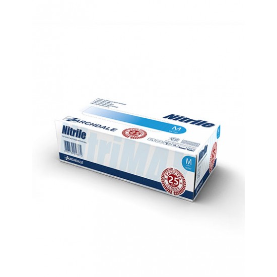 Nitrile эластичные смотровые перчатки