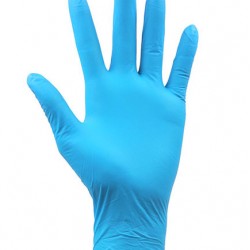 Nitrile голубые смотровые перчатки