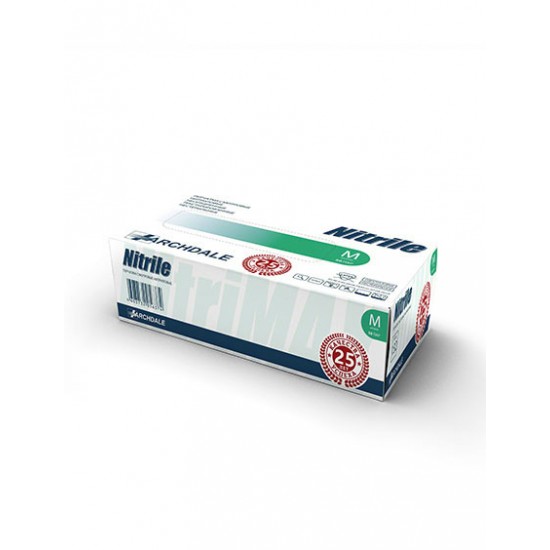 Nitrile зеленые смотровые перчатки