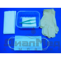 Комплект медицинских изделий и расходных материалов для хирургических манипуляций и процедур, одноразовый, стерильны  (для офтальмологии №3) й 