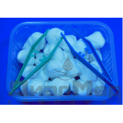 Комплект медицинских изделий и расходных материалов для хирургических манипуляций и процедур, одноразовый, стерильный (для парабульбарных инъекций)  