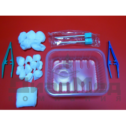 Комплект медицинских изделий и расходных материалов для хирургических манипуляций и процедур, одноразовый, стерильны   (для обработки опер. поля) й 